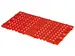 Roostertegel Hd-pe Lxbxh 800x400x25mm Rood