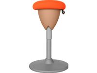 Ergonomische Zit-Sta Kruk Oranje