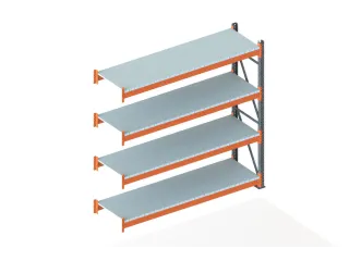 Breedvakstelling Aanbouwveld 2700x2700x800mm 4 Stalen Legborden - 1