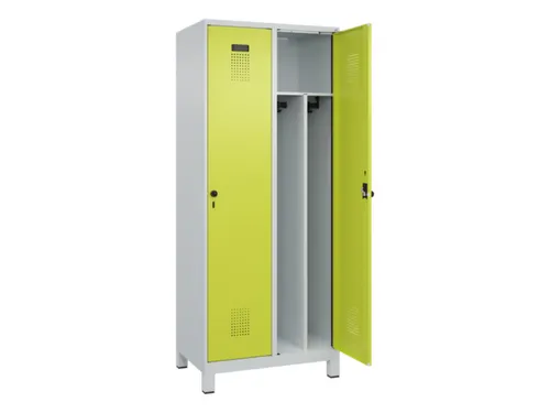 locker voor scheiding van kleding,HxBxD 1950x800x500mm,2vak