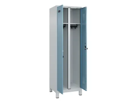 locker voor scheiding van kleding,HxBxD 1950x600x500mm,2vak