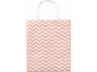 Tas met handvat Folia kraftpapier 115gr 18x21x8cm wit set à 3 dessins - 5