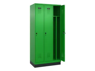 locker voor scheiding van kleding,HxBxD 1950x900x500mm,3vak - 1