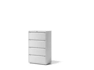 hangmappenkast,HxBxD 1300x800x470mm,4hangmappenframes,romp verkeerswit - 1
