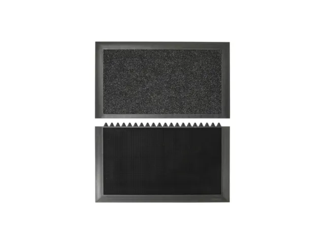 entreemat,HxLxB 19x2000x914mm,rubber,rubberen borstelharen