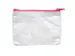 etui A7 Phat-Bag wit groen met hoge duurzaamheid en roze ritssluiting