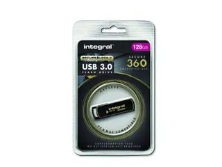USB stick 3.0 Integral Secure 360 USB-A 128GB zwart - 2