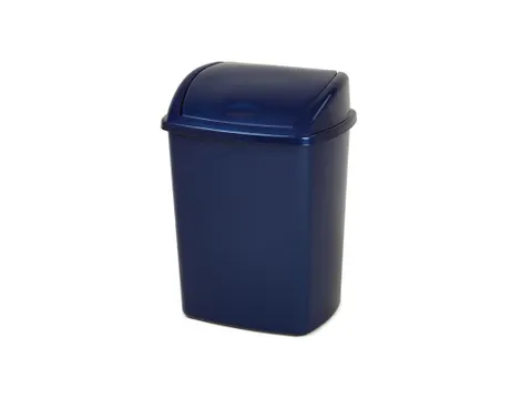 Afvalbak met Swing deksel 15 Liter Blauw