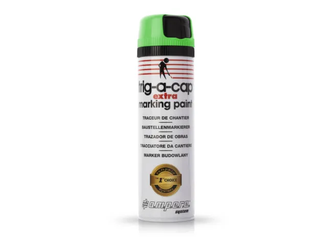 Aérosol De Marquage Pour Chantiers Vert Fluorescent 500Ml
