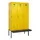 locker met bank,HxBxD 2120x1200x815mm,3vak,vak B 400mm,draaigrendel