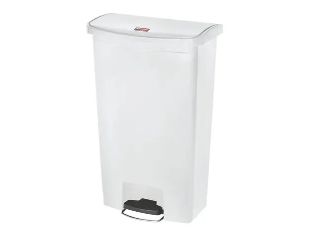 Pedaalemmer Rubbermaid Slim Jim Step On 68 Liter wit