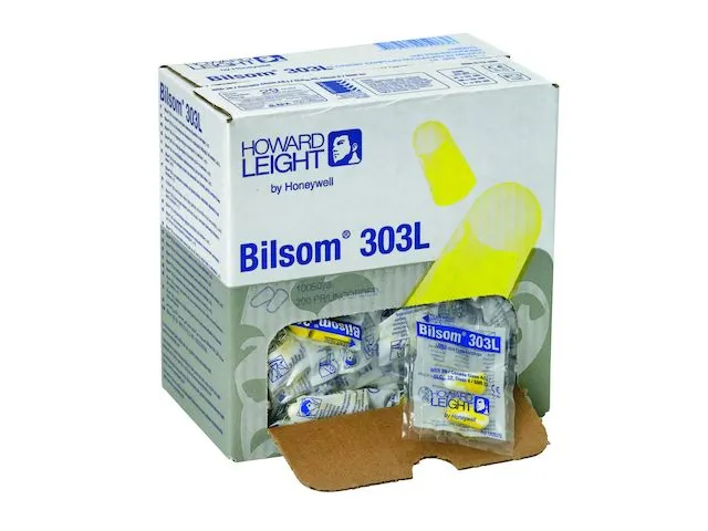 Bilsom 303L Disposable oordoppen 33 dB Maat L Geel 200 paar