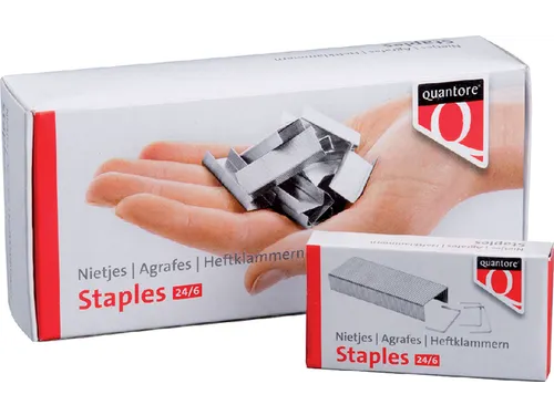 Nieten Quantore 24/6 Verzinkt 1000 Stuks
