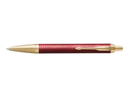 Balpen Parker IM Premium Red Lacquer GT Medium Blauwe inkt