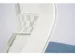Chaise de bureau Linea Tekna White 01 bleu clair/blanc