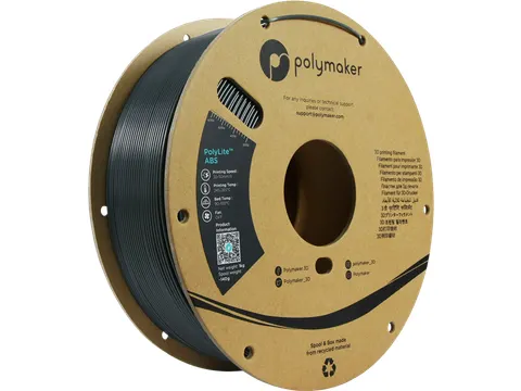 Polymaker PolyLite ABS filament 1,75 mm Donker Grijs 1kg