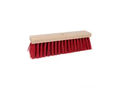 Straatbezem pvc 40x9cm Rood