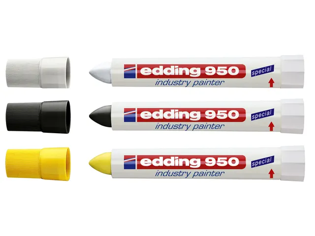 Viltstift Edding 950 Pasta Rond 10mm Zwart