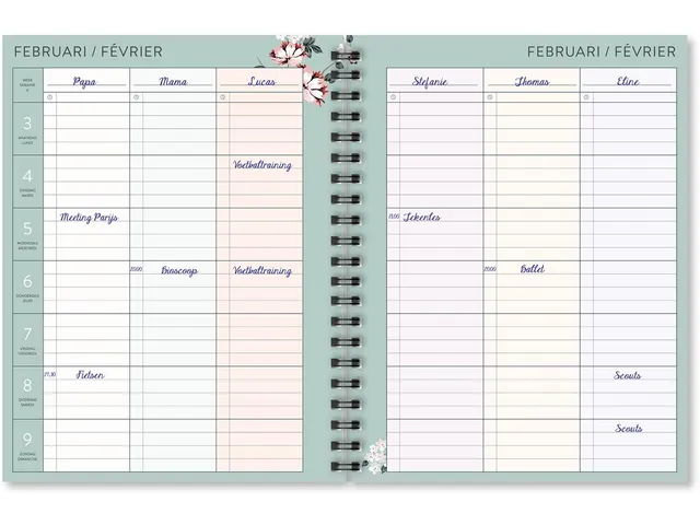 Calendrier, 12 Mois, Néerlandais, 2027