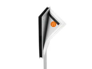 Vloerstandaard info stand outdoor A4 grijs - 6