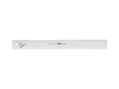 M+R Règle en plastique pour gauchers 30 cm