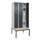 locker met bank,HxBxD 2120x900x815mm,3vak,vak B 300mm,draaigrendel