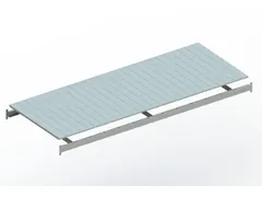 Tablette Avec Panneau En Acier P. Rayonnage Grande Largeur