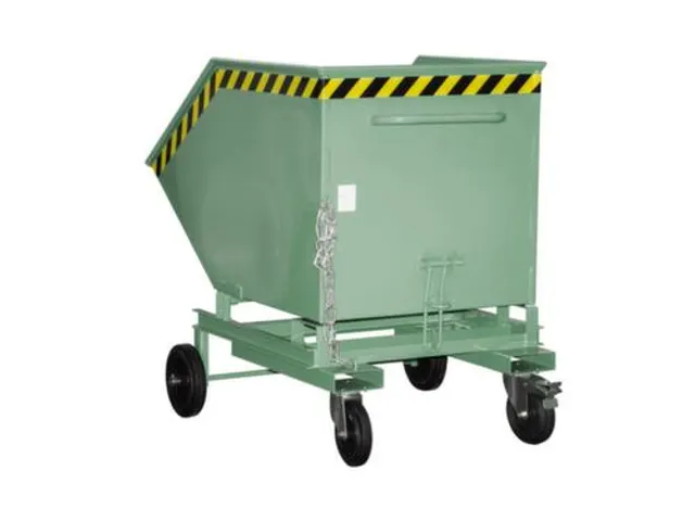 Kiepwagen,waterdicht,HxLxB 1220x1390x1070mm,0,6m³,draagverm. 300kg
