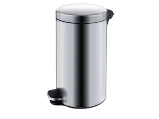 RVS pedaalemmer,12l,HxØ 400x250mm,binnenbak kunststof,romp mat - 2