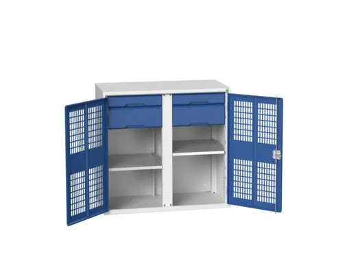 universele kast,HxBxD 1000x1050x550mm,2xStalen bodem,4lade(n)
