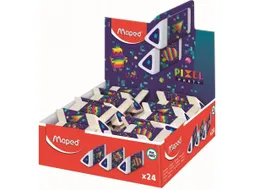 Gum Maped Pixel Party Pyramid display à 24 stuks