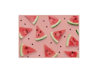 Placemat 45x32cm PVC Watermeloen 6 Stuks - 1