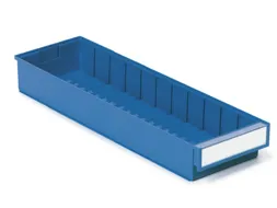 stellingbak,HxBxD 82x186x600mm,PP,blauw