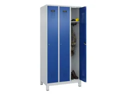 locker,HxBxD 1950x900x500mm,3vak,vak B 300mm,cil.-slot,voeten