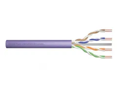 CAT 6 U-UTP installatiekabel 250MHz AWG 23/1 Dca 305m SX paars