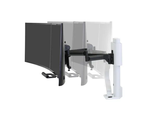 Support pour deux écrans Trace à profil mince