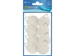 schilderijhanger Z-design Home 30mm wit pakje a 8 stuks