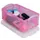 Opbergdoos 9 Liter Roze Transparant
