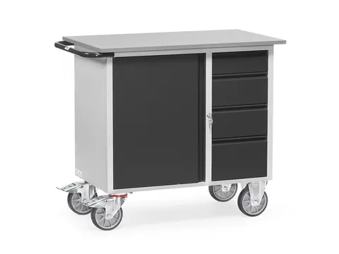 Werkplaatswagens Van Staalplaat 2452 Ral7035 Front Ral7016 4 Laden