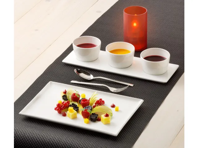 QFC Conische kom 11,5cm 400ml Off-white porselein set 24 stuks