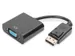 DisplayPort-adapter / -converter Zwart