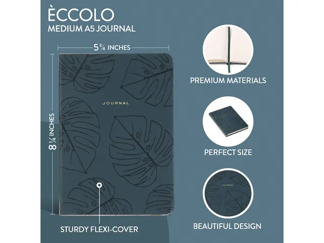 Carnet de notes Green Palms ligné 15x20cm