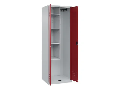 schoonmaakkast,HxBxD 1850x600x500mm,links 4vakken