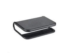 Monitorstandaard van metaal met organizer zwart