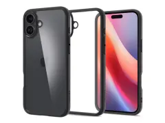 Spigen Ultra Hybrid iPhone 16 hoesje zwart