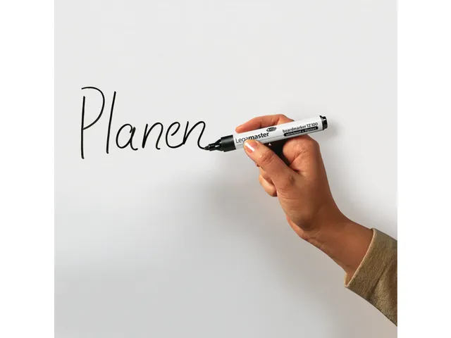 Viltstift Legamaster TZ100 Whiteboard Rond Zwart 1.5-3mm