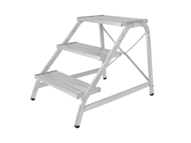 trap,bordes H 700mm,3trede(n),aluminium