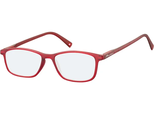 Bril Montana +0.00dpt blue Light filter rood