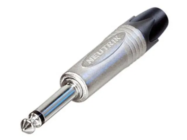 Neutrik - Jack Plug Connector, 2-Polig Mannelijk, 6.3mm, Vernikkeld