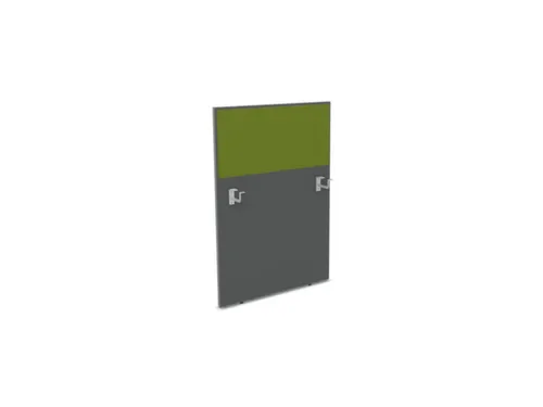 baliepaneel bureau aanbouw links MS-donkergrijs BN7048-groen 800mm